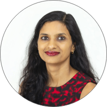 Portrait of Roli Agrawal, SVP Corporate Strategy at NTT Data, advocate for diversity and inclusion.