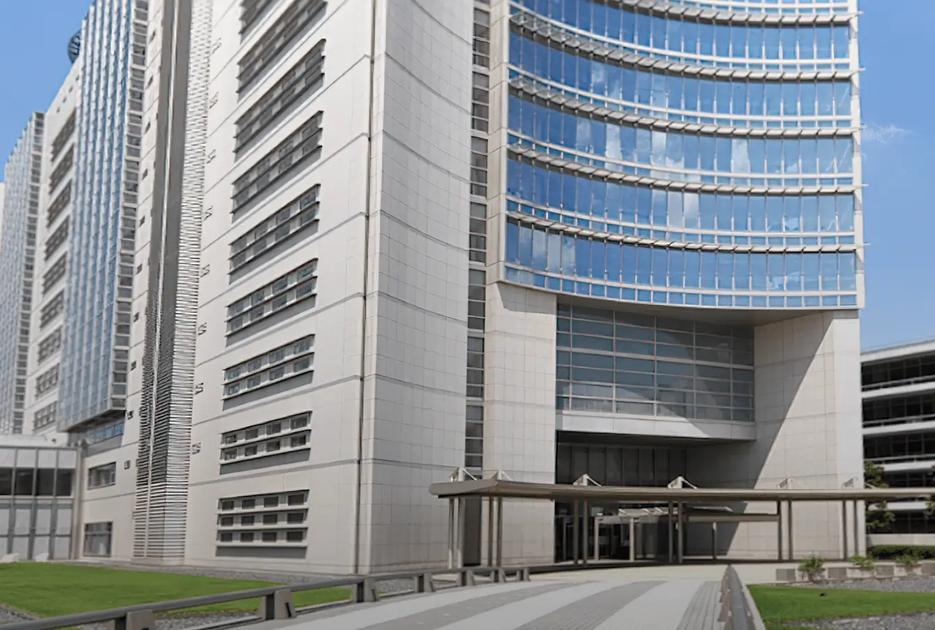 NTT R&D building in Japan