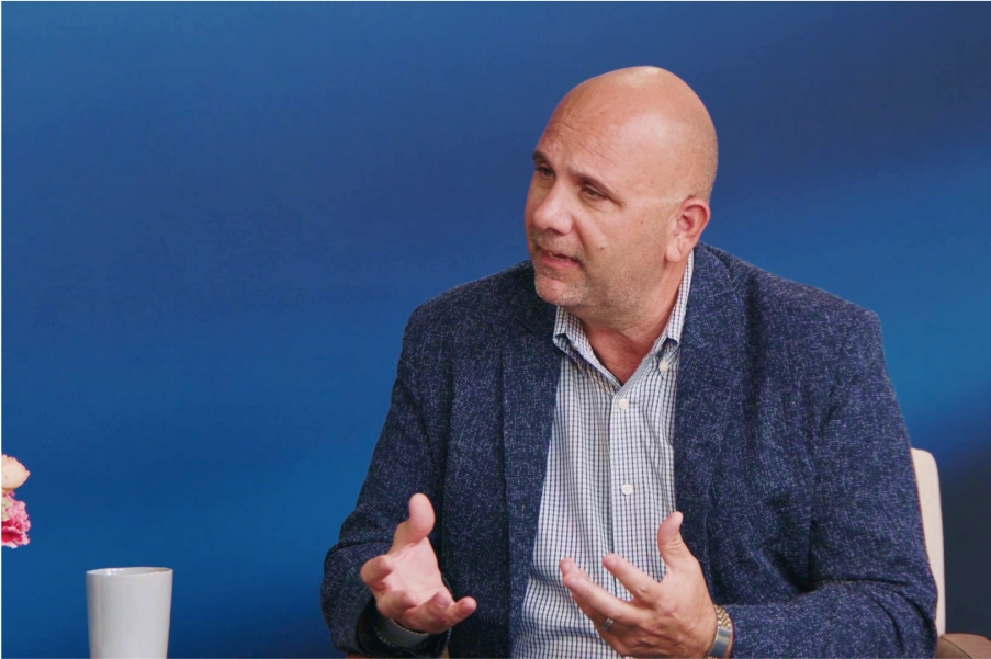 Hayden AI’s Chief Growth Officer Charles Territo, being interviewed