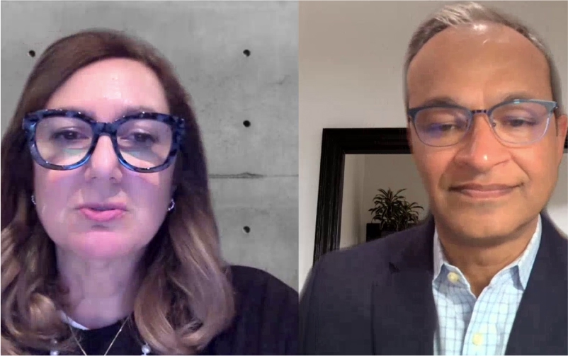 Eve Psalti, Senior Director, Microsoft Artificial Intelligence, sat down with NTT DATA’s Head of Global Strategic Alliances, Sandip Gupta