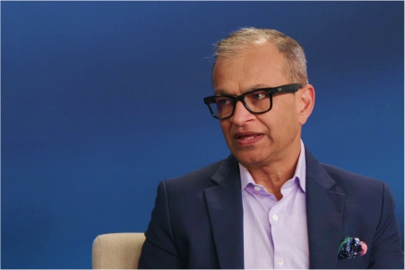 Sandip Gupta, responsible for developing NTT DATA's global strategic alliances