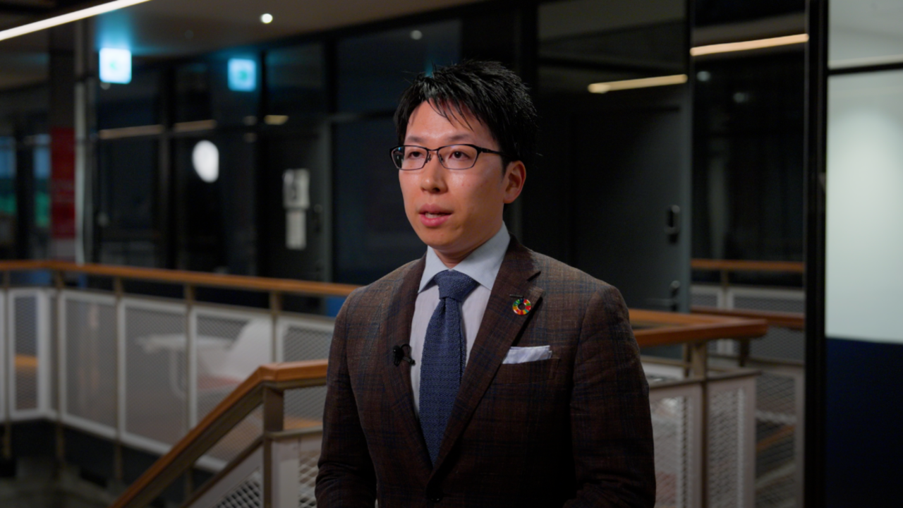 Masashi Hojo, Manager of the Battery Traceability Platform team at NTT DATA