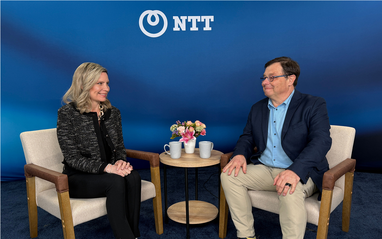 Arthur Mrozowski, CEO and Co-Founder, BlueCash.ai, and Megan Dahlgren