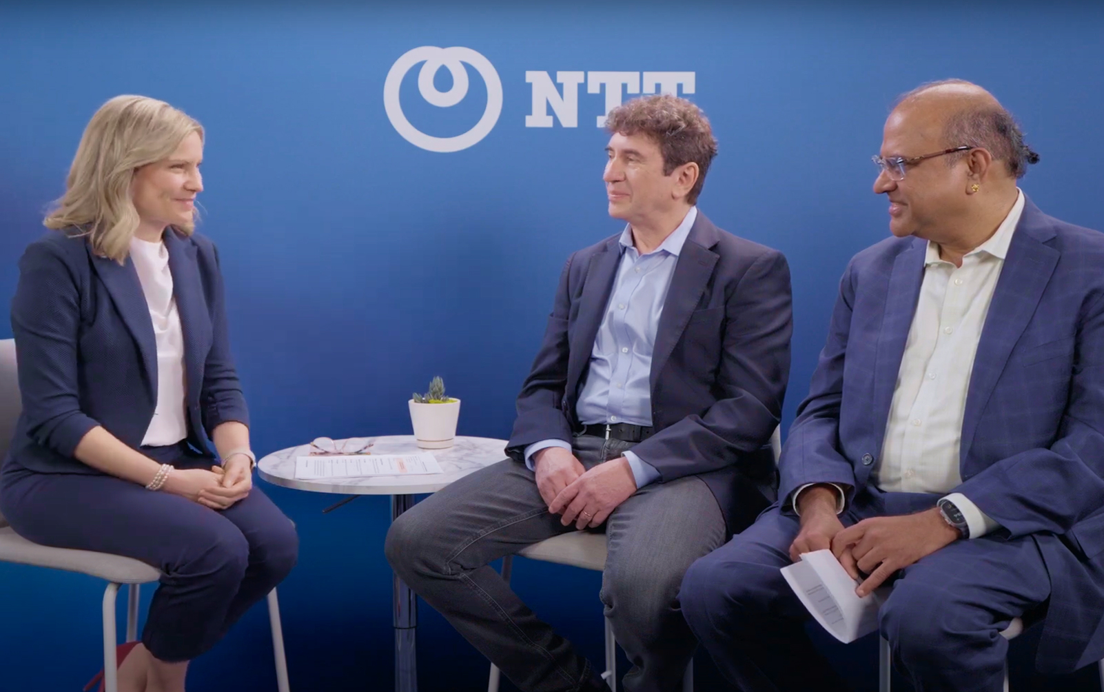 Madhusudhan Magadi, Managing Director and CTO at NTT DATA’s Client Growth Office, joined Vayngrib, CEO & Co-Founder of Tradle, being interviewed by Megan Dalhgren
