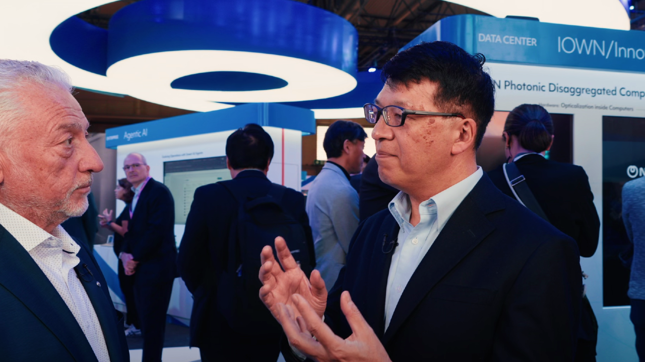 Masahisa Kawashima, IOWN Technology Director, IOWN Development Office at NTT, Inc. talking about IOWN and AI